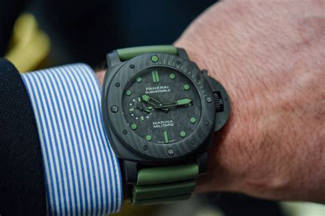 panerai submersible green|panerai submersible marina militare.